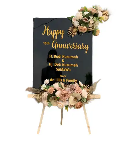 Papan Bunga Akrilik Manistutu