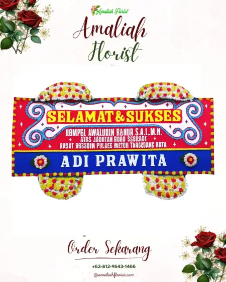 Papan Bunga Ucapan Selamat Manistutu