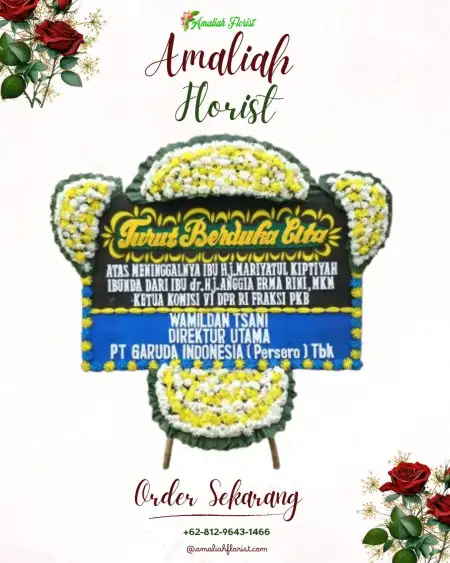 Papan Bunga Duka Manistutu